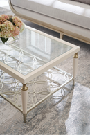 Glass Top Modern Cocktail Table | Caracole Easily Charming | oroatrade.com