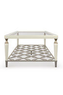 Glass Top Modern Cocktail Table | Caracole Easily Charming | oroatrade.com