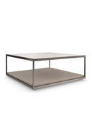 Cream Travertine Cocktail Table | Caracole Cartesian | Oroatrade.com