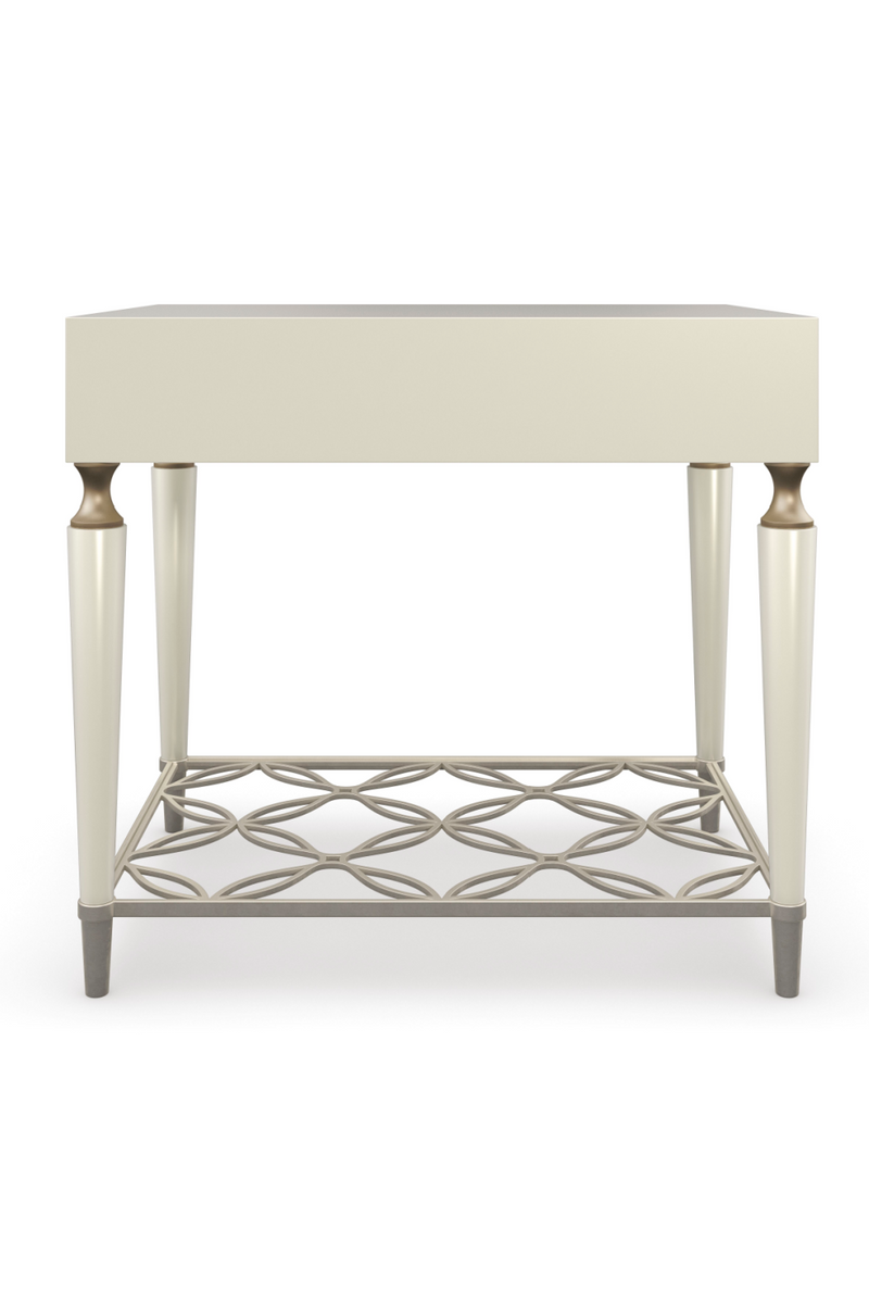 Latticed Wooden End Table | Caracole Charming To The End | Oroatrade.com