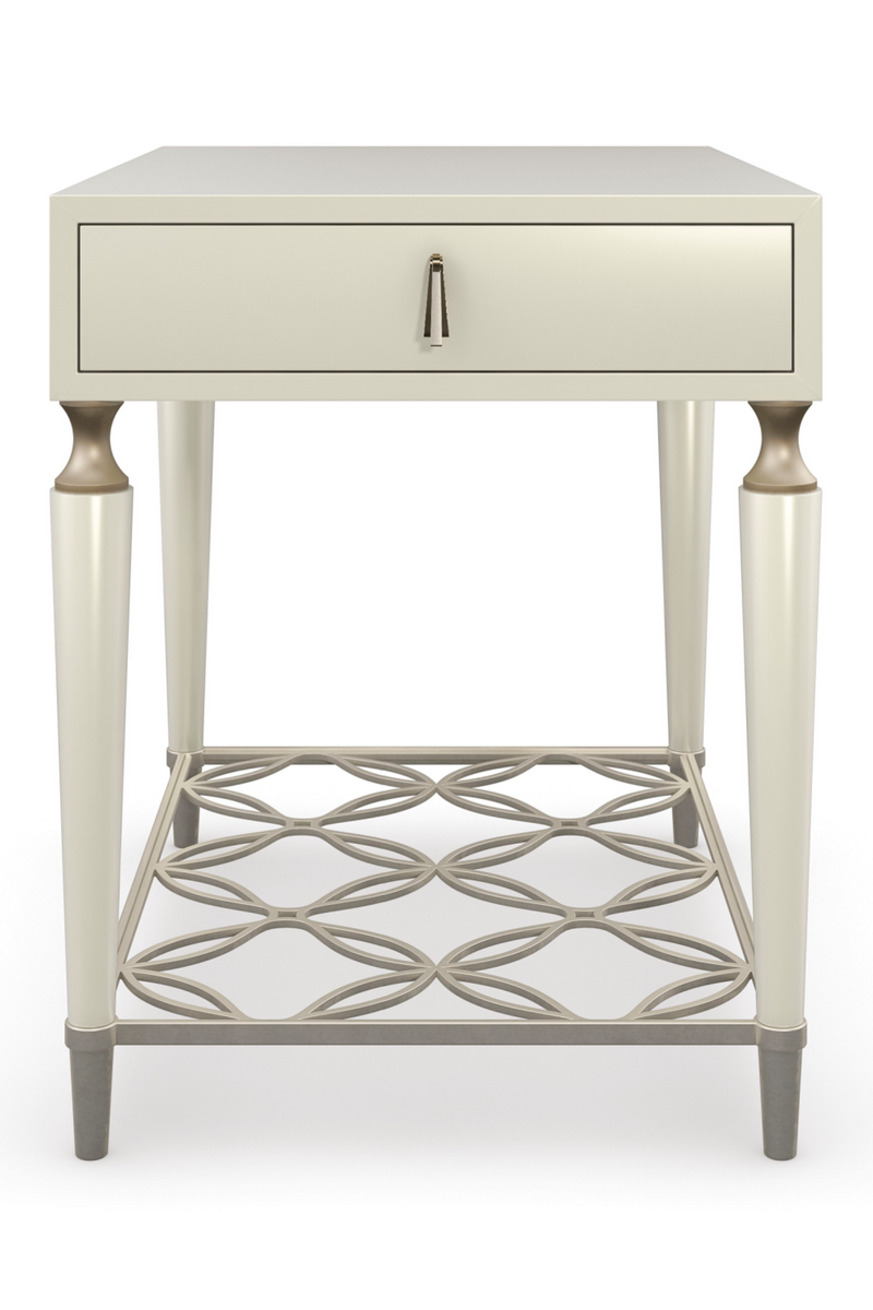 Latticed Wooden End Table | Caracole Charming To The End | Oroatrade.com