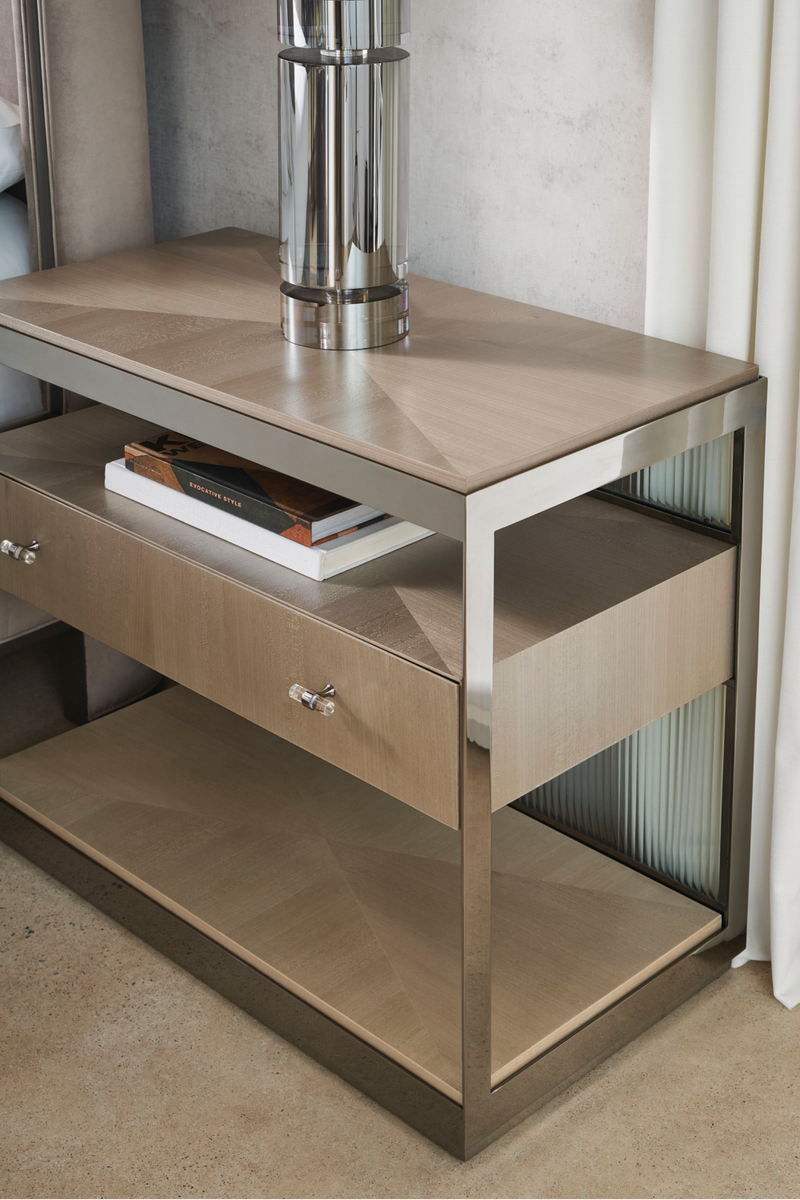 Modern 1-Drawer Side Table | Caracole Falling Waters | Oroatrade.com