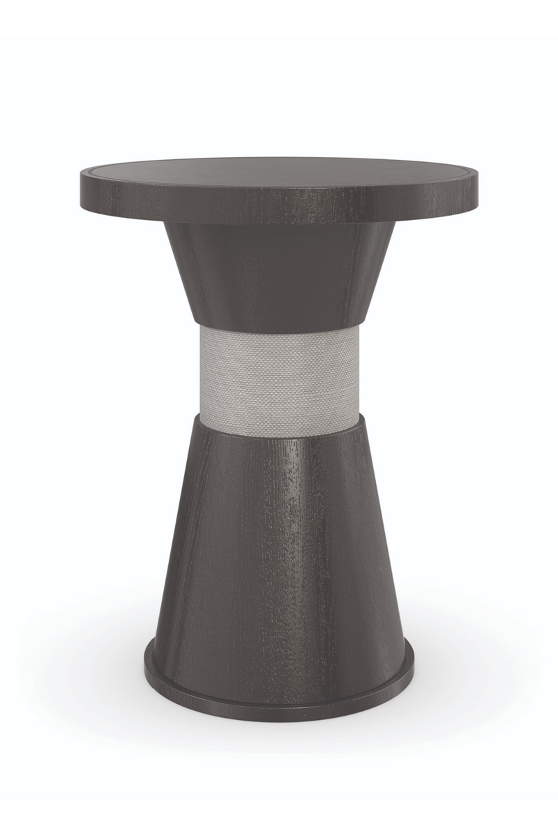 Dark Brown Ash Side Table | Caracole Periscope | Oroatrade.com