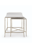 White Marble Nesting Side Table S | Caracole Ceylon | Oroatrade.com