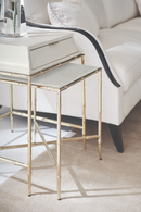 White Marble Nesting Side Table S | Caracole Ceylon | Oroatrade.com