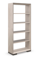 Bronze Glass Shelf Bookcase | Caracole High Rise | Oroatrade.com
