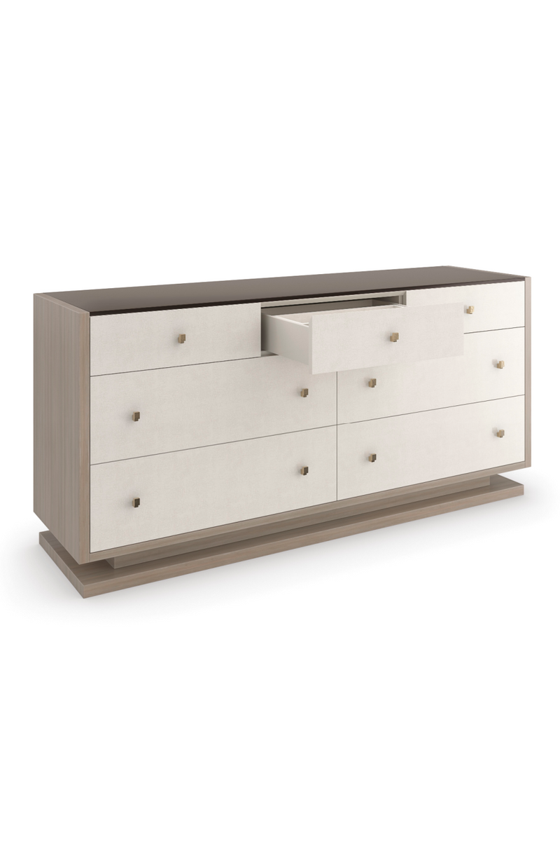 White 7-Drawer Dresser | Caracole Calypso | Oroatrade.com