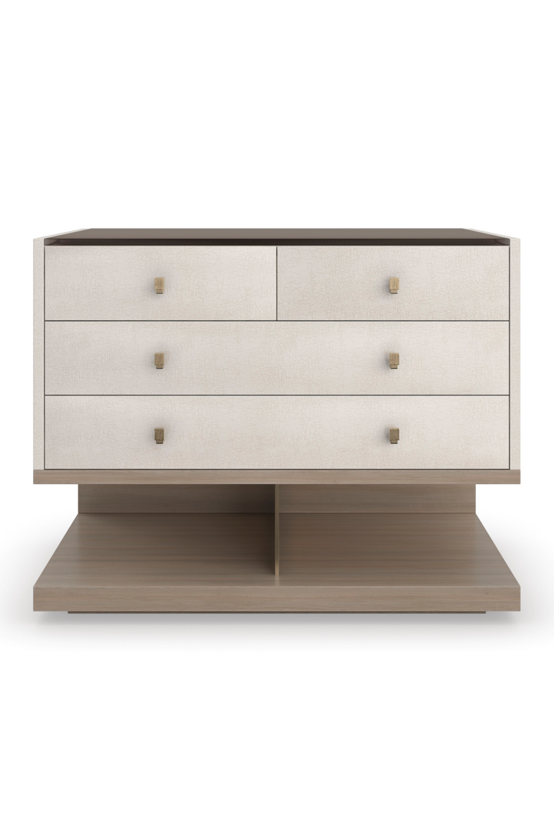 Modern Ivory Nightstand | Caracole Odyssey | Oroatrade.com