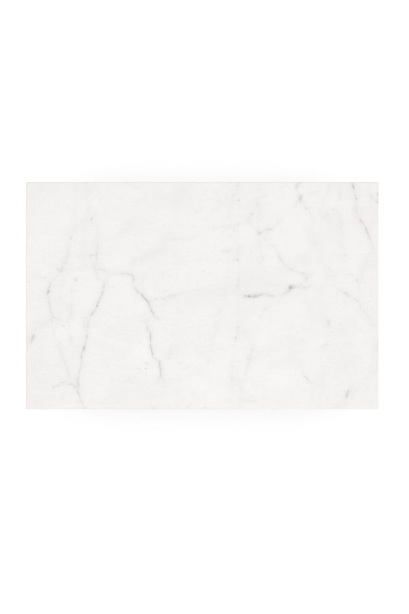 White Marble Nightstand | Caracole Marbleous | Oroatrade.com