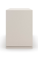 Vinyl 3-Drawer Nightstand | Caracole Silver Lining | Oroatrade.com