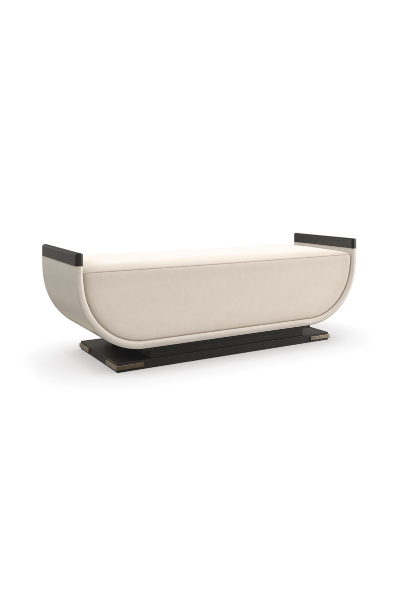 Curved Contemporary Bench | Caracole Crete | Oroatrade.com