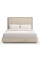 Cream Modern Minimalist Bed | Caracole Anthology | Oroatrade.com