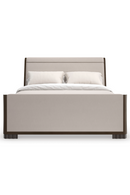 Dark Brown Modern Bed | Caracole Slow Wave | Oroatrade.com