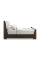 Dark Brown Modern Bed | Caracole Slow Wave | Oroatrade.com
