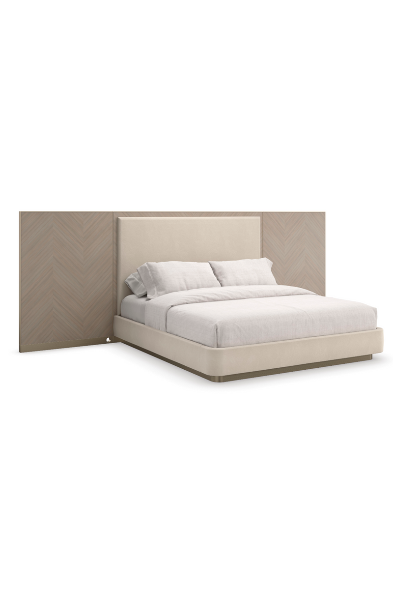 Wing Panelled Cream Bed | Caracole Anthology | Oroatrade.com