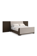 Dark Brown Modern Bed | Caracole Slow Wave | Oroatrade.com