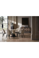 Round Pedestal Dining Table | Caracole Dorian | Oroatrade.com