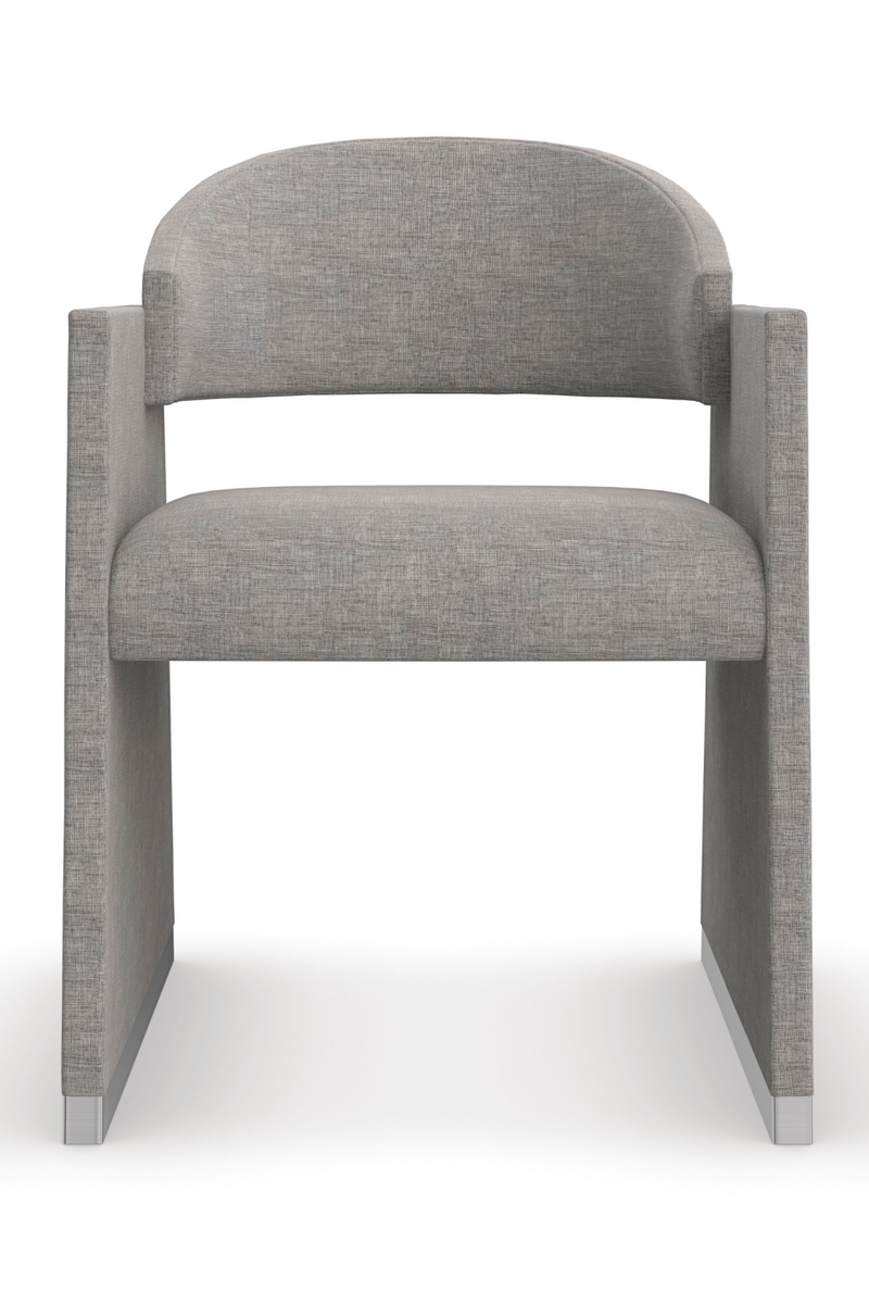 Gray Geometrical Dining Chair | Caracole Polish Off | Oroatrade.com