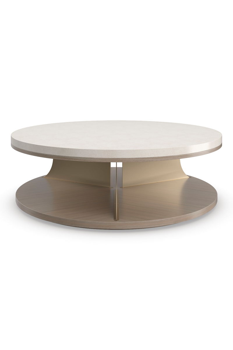 Round Swivel Cocktail Table | Caracole Braces | Oroatrade.com