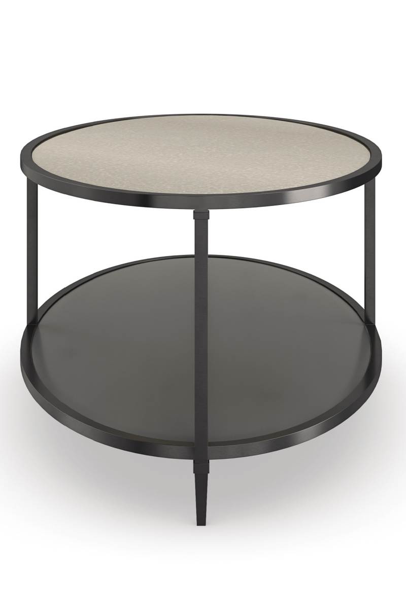 Black Oval Cocktail Table | Caracole Smoulder | Oroatrade.com
