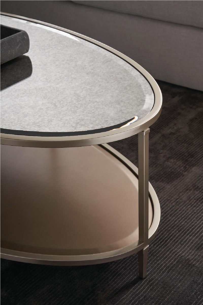 Oval Mirror Cocktail Table | Caracole Shimmer | Oroatrade.com