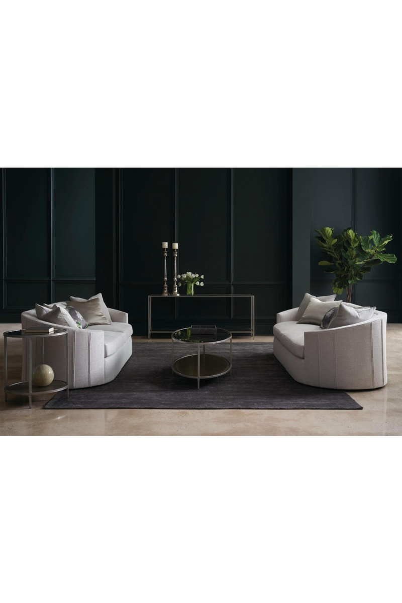 Oval Mirror Cocktail Table | Caracole Shimmer | Oroatrade.com
