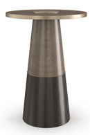 Glass Pedestal Side Table | Caracole Aperture | Oroatrade.com