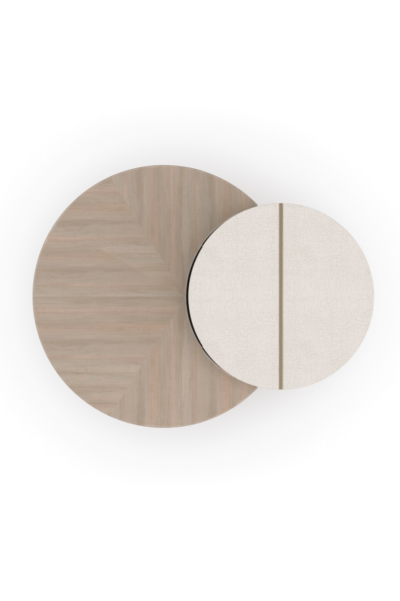 Round Modern Side Table | Caracole Duality | Oroatrade.com