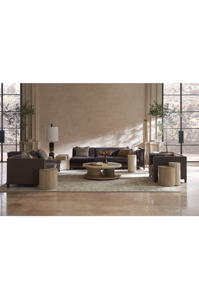 Round Modern Side Table | Caracole Duality | Oroatrade.com