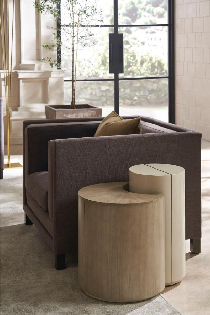 Round Modern Side Table | Caracole Duality | Oroatrade.com