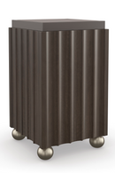 Brown Fluted Bar Table | Caracole Up To You | Oroatrade.com