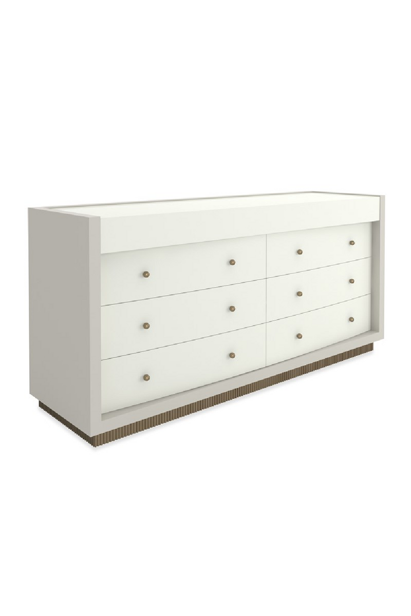 White 8-Drawer Dresser | Caracole Calais | Oroatrade.com