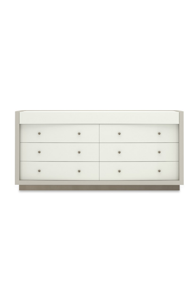 White 8-Drawer Dresser | Caracole Calais | Oroatrade.com