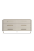Pearlescent Vinyl 6-Drawer Dresser | Caracole Love It | Oroatrade.com