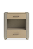 Fluted Sides 2-Drawer Nightstand S | Caracole Love-Ly! 25 | Oroatrade.com