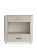 Fluted Sides 2-Drawer Nightstand L | Caracole Love-Ly! | Oroatrade.com