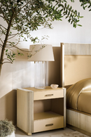 Fluted Sides 2-Drawer Nightstand L | Caracole Love-Ly! | Oroatrade.com