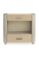 Fluted Sides 2-Drawer Nightstand L | Caracole Love-Ly! | Oroatrade.com