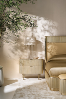 Birch Reeded 2-Drawer Nightstand | Caracole True Love | Oroatrade.com