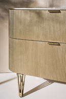 Birch Reeded 2-Drawer Nightstand | Caracole True Love | Oroatrade.com