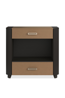 Fluted Sides 2-Drawer Nightstand L | Caracole Love-Ly! | Oroatrade.com
