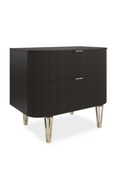Birch Reeded 2-Drawer Nightstand | Caracole True Love | Oroatrade.com