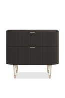 Birch Reeded 2-Drawer Nightstand | Caracole True Love | Oroatrade.com