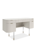 Ridged 2-Drawer Desk | Caracole Lady Love | Oroatrade.com