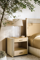 Gold Trim Reeded Queen Bed | Caracole Fall In Love