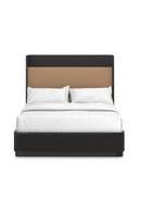 Gold Trim Reeded Queen Bed | Caracole Fall In Love| Oroatrade.com