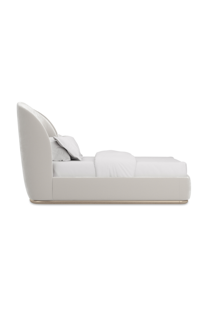 Curved Back Velvet Bed | Caracole Opal | Oroatrade.com