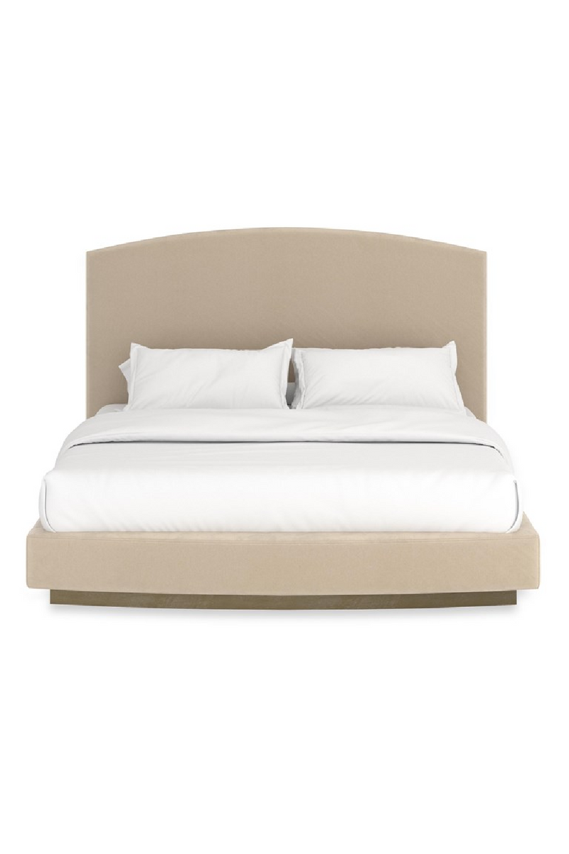 Cream Suede King Bed | Caracole Artoise | Oroatrade.com