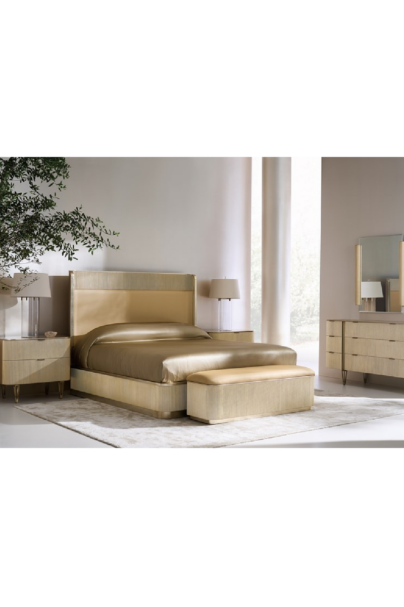 Reeded Headboard King Bed | Caracole Fall In Love | Oroatrade.com