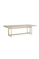 Travertine Top Dining Table | Caracole Wish You Were Here | Oroatrade.com
